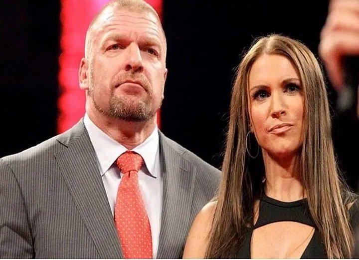 Triple H crying over Stephanie Mcmahon