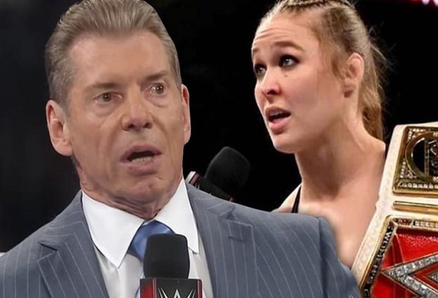 Vince McMahon and Ronda Rousey WWE