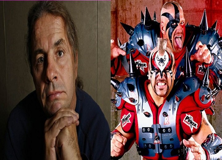 Bret Hart and Road Warrior Hawk