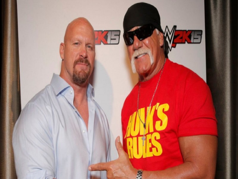 Stone cold and hulk hogan